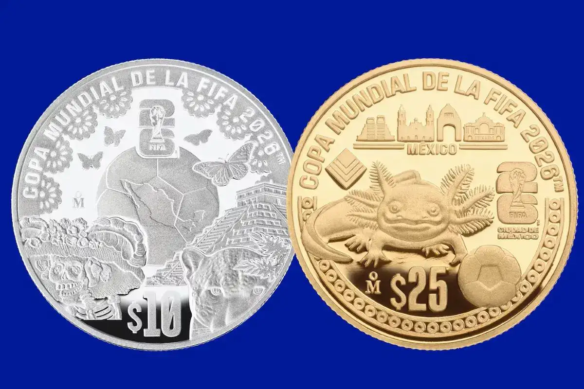 Imagen editorial de apoyo para la nota: BBVA venderá monedas conmemorativas de FIFA acuñadas por Banxico