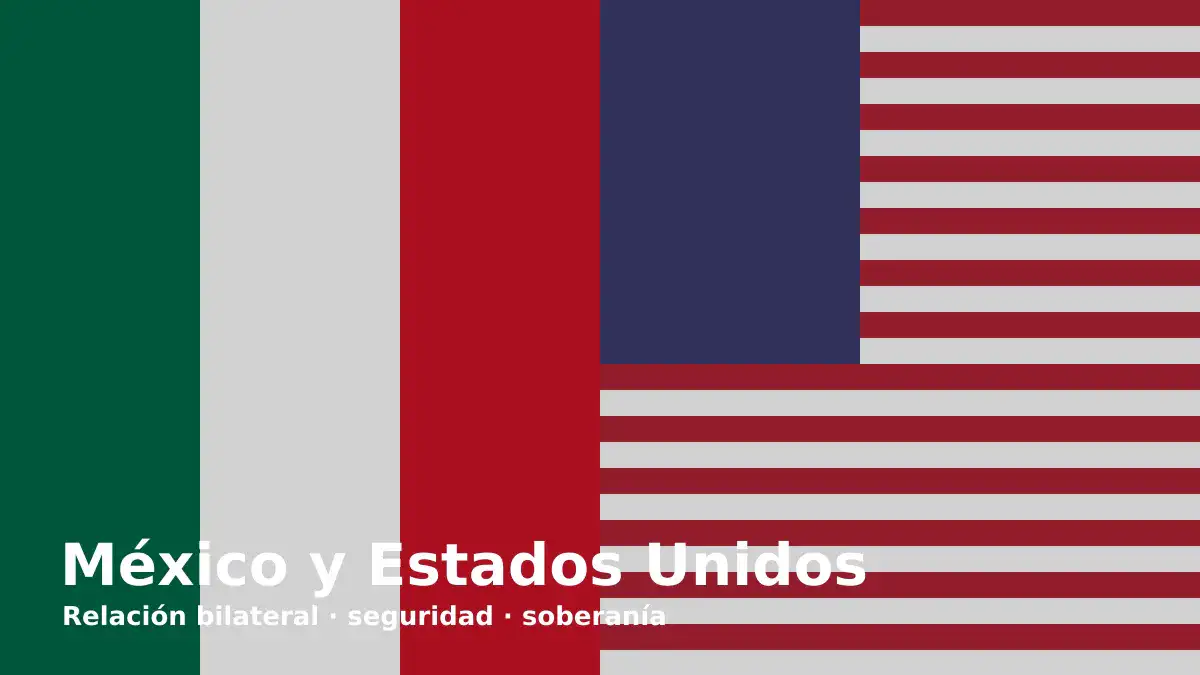 Imagen editorial de apoyo para la nota: México y Estados Unidos retoman mesa de seguridad en CDMX