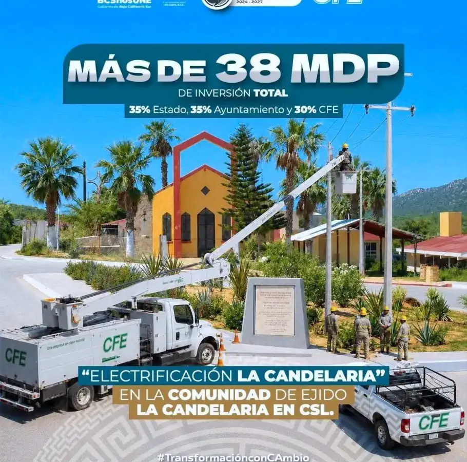 Reunión de trabajo entre funcionarios de Los Cabos y CFE sobre electrificación rural