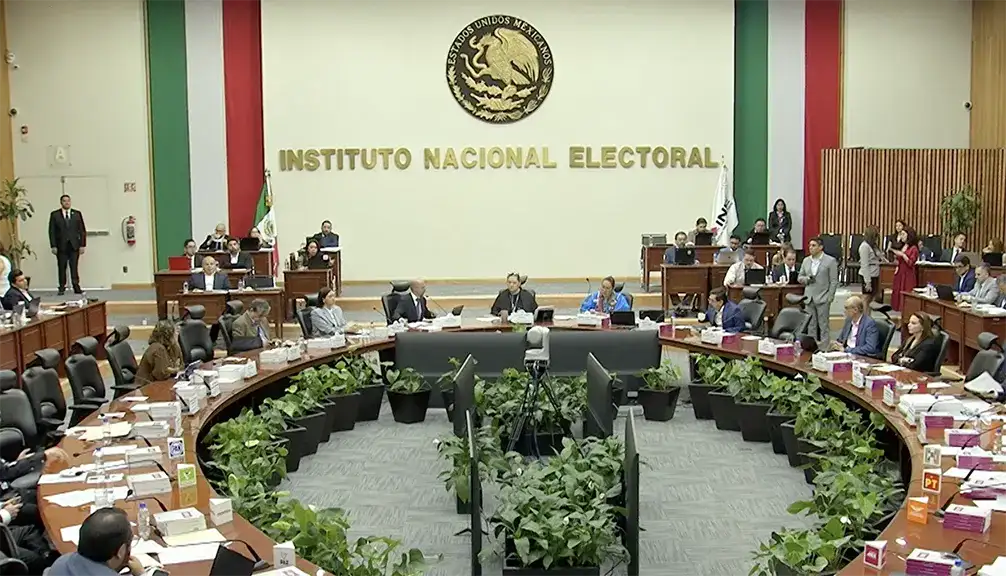 Sesión del Consejo General del INE en la que se aprobó el presupuesto