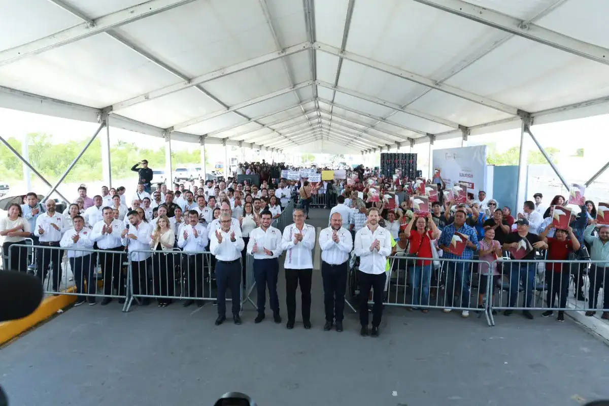Inauguración de obra vial en Matamoros con gobernador y autoridades