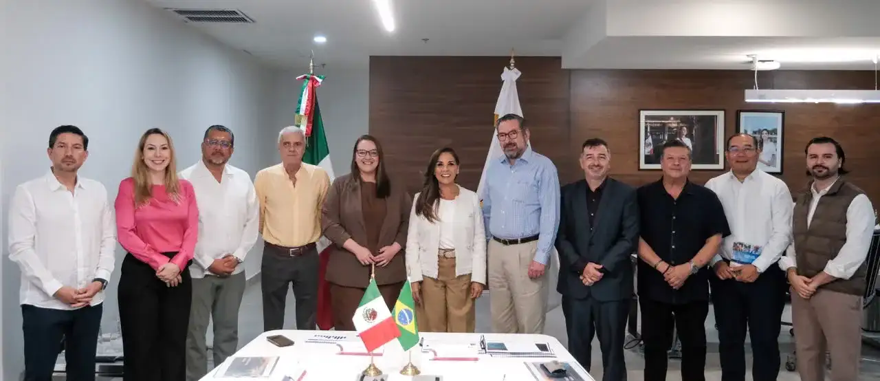Reunión entre autoridades de Quintana Roo y Brasil para impulsar el turismo