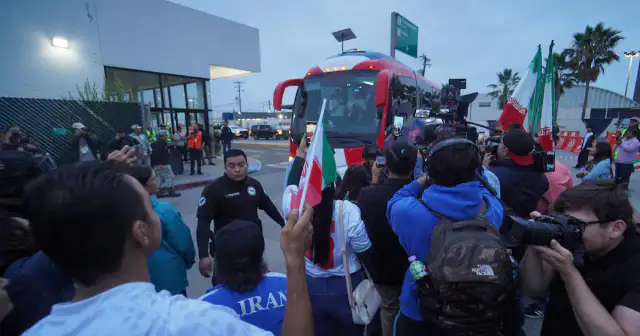Imagen editorial de apoyo para la nota: Iran instala campamento mundialista en Tijuana entre reclamos por visas de Estados Unidos