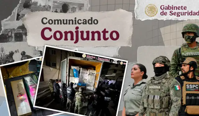 Cajas con cajetillas de cigarros aseguradas durante un operativo en la Ciudad de México