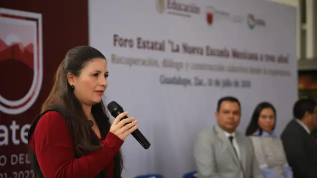 Docentes en foro de capacitación en Guadalupe, Zacatecas