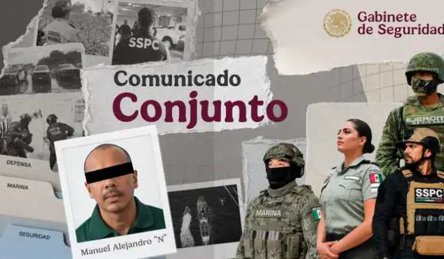 Elementos de seguridad durante un operativo en Michoacán