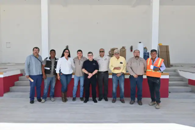 Construcción de estación cuarentenaria en Mainero, Tamaulipas