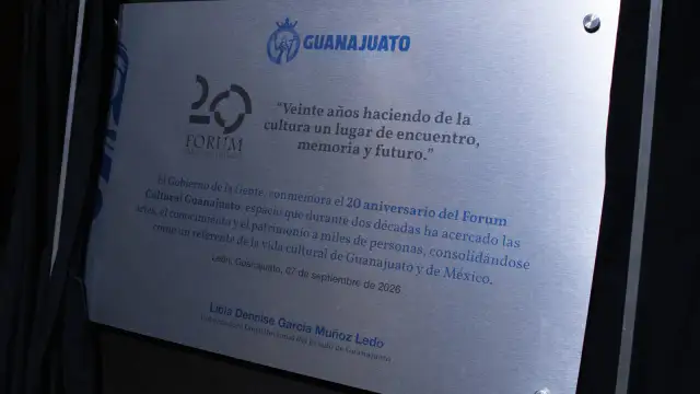 Celebración del 20 aniversario del Forum Cultural Guanajuato en el Teatro del Bicentenario