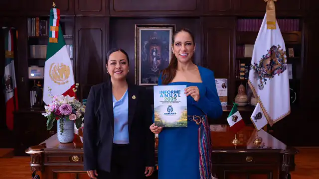 Entrega del informe anual de la PAOT a la gobernadora de Guanajuato