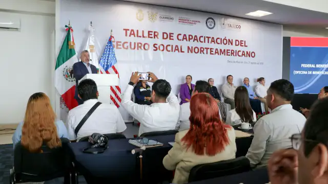 Taller de capacitación sobre el Seguro Social de Estados Unidos en Taxco, Guerrero