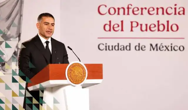 Conferencia de prensa del Gabinete de Seguridad en Palacio Nacional
