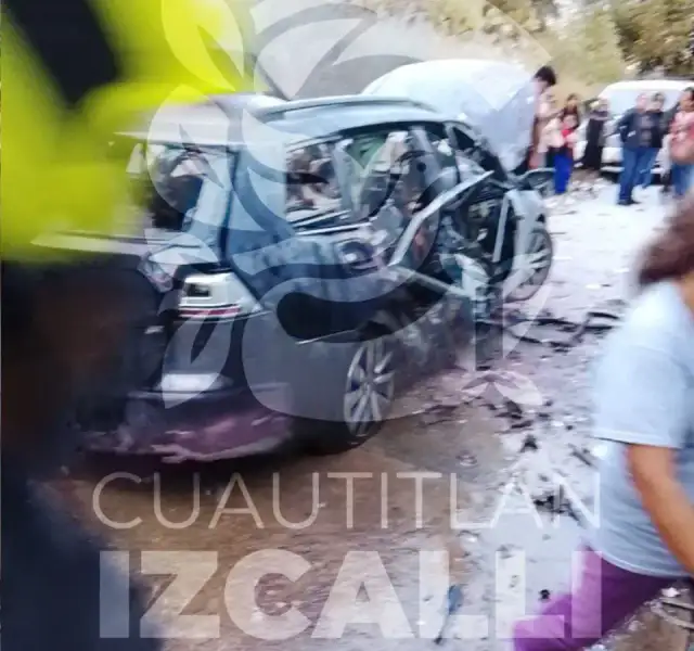 Calle Aldama durante una procesión en San Francisco Tepojaco, Cuautitlán Izcalli
