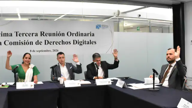 Sesión de la Comisión de Derechos Digitales del Senado