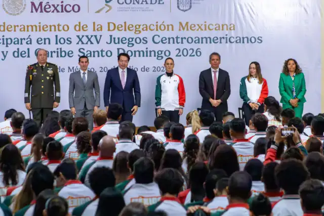 Abanderamiento de la delegación mexicana para Juegos Centroamericanos 2026 en la Ciudad de México
