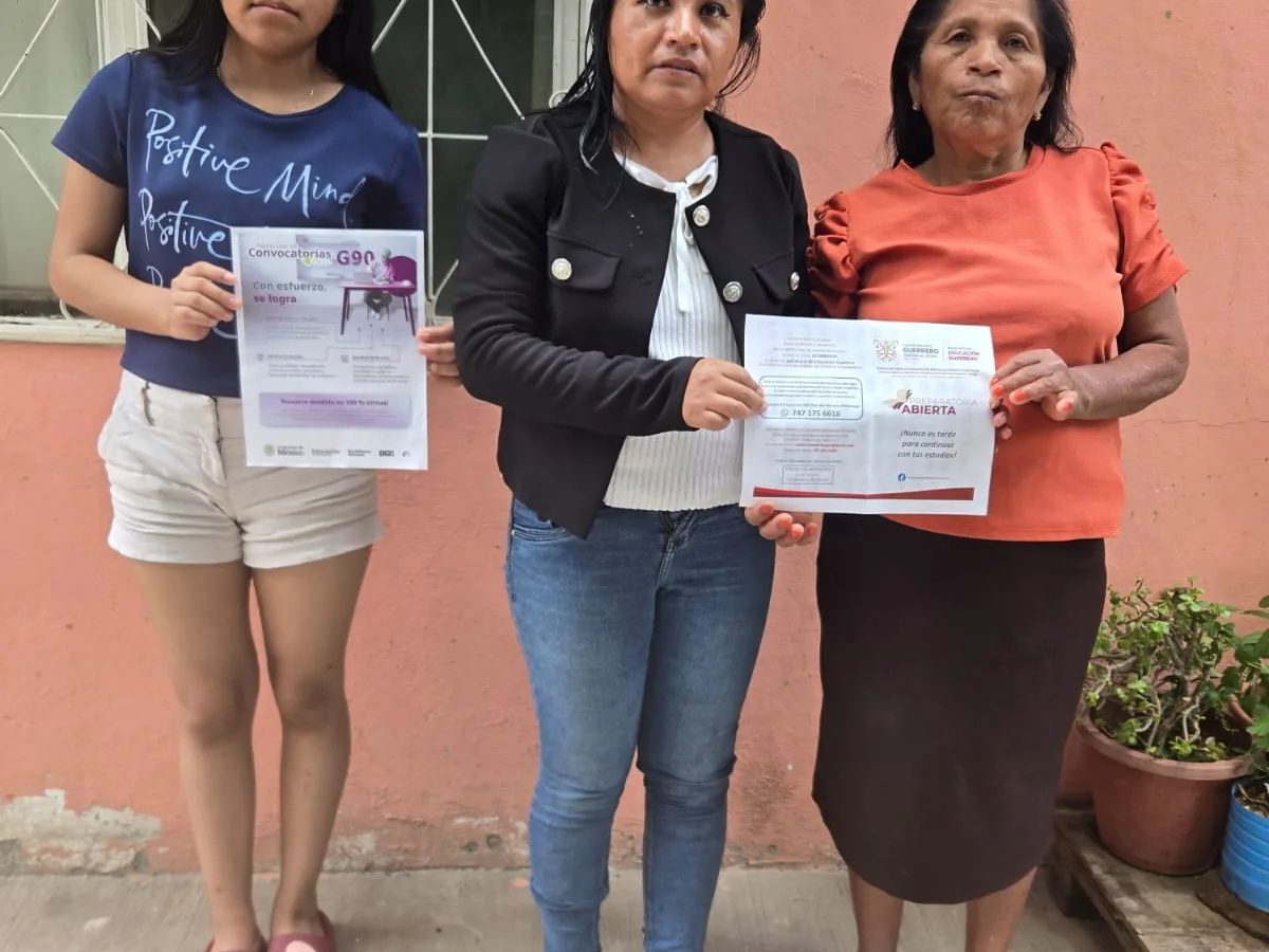Acercan opciones de preparatoria abierta y en línea a jóvenes y adultos en Tlapa