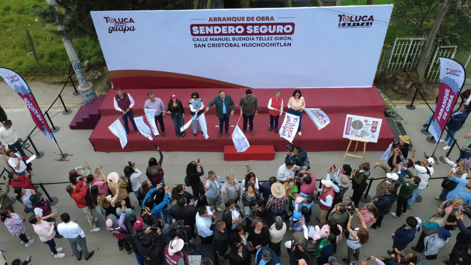 Arranca en Toluca sendero seguro con 3 km de rehabilitación para 89 mil habitantes