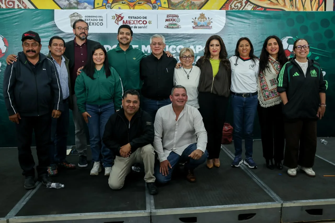 Chimalhuacán instalará dos sedes de festival futbolero para ver a México vs Inglaterra