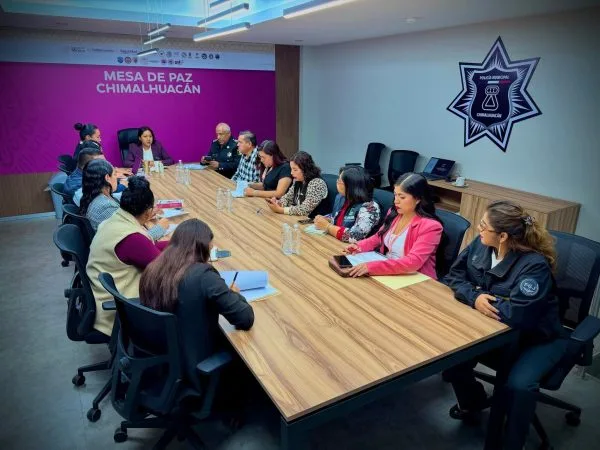 Chimalhuacán revisa avances en seguridad de género en Mesa de Paz municipal