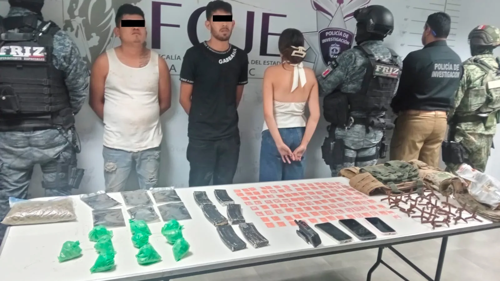 Detienen a tres presuntos responsables de violencia en Fresnillo, Zacatecas