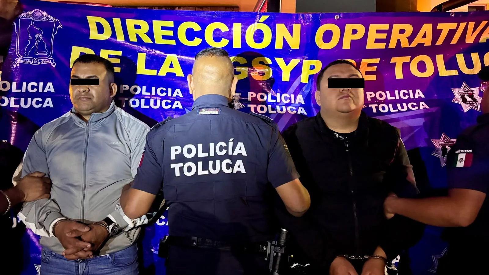 Detienen en Toluca a dos por presunto robo de autopartes; aseguran vehículo vinculado