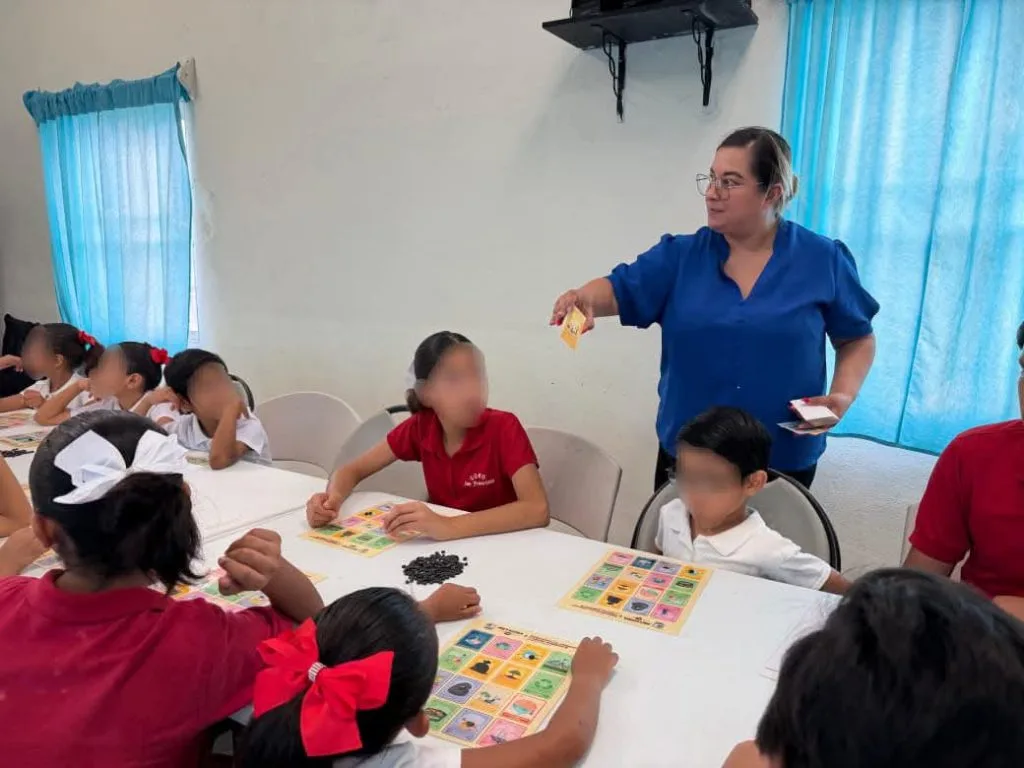 En Reynosa, niños de casa hogar aprenden sobre cuidado ambiental mediante lotería