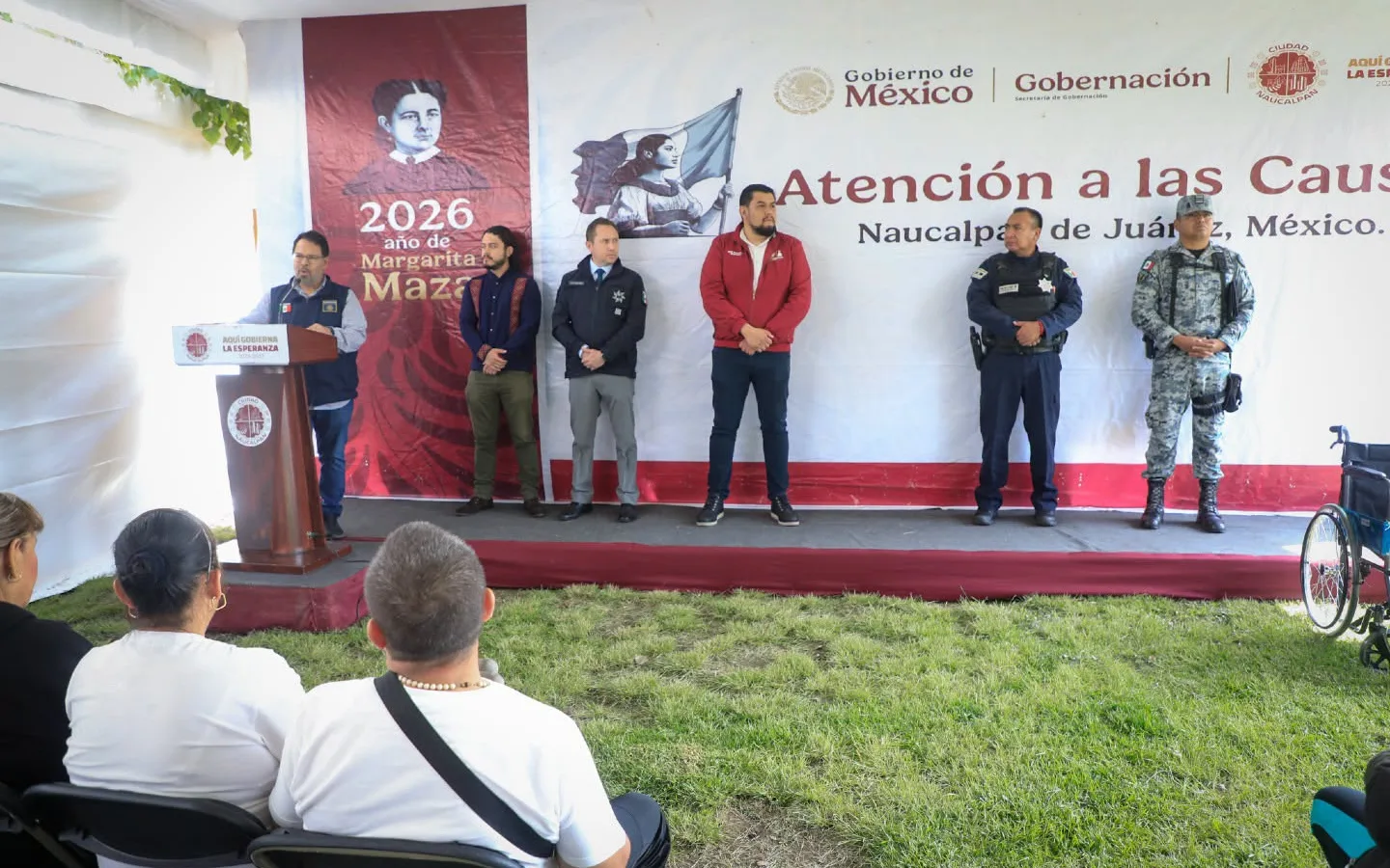En San Mateo Nopala, Naucalpan combina reforestación y apoyos sociales en Mesa de Paz