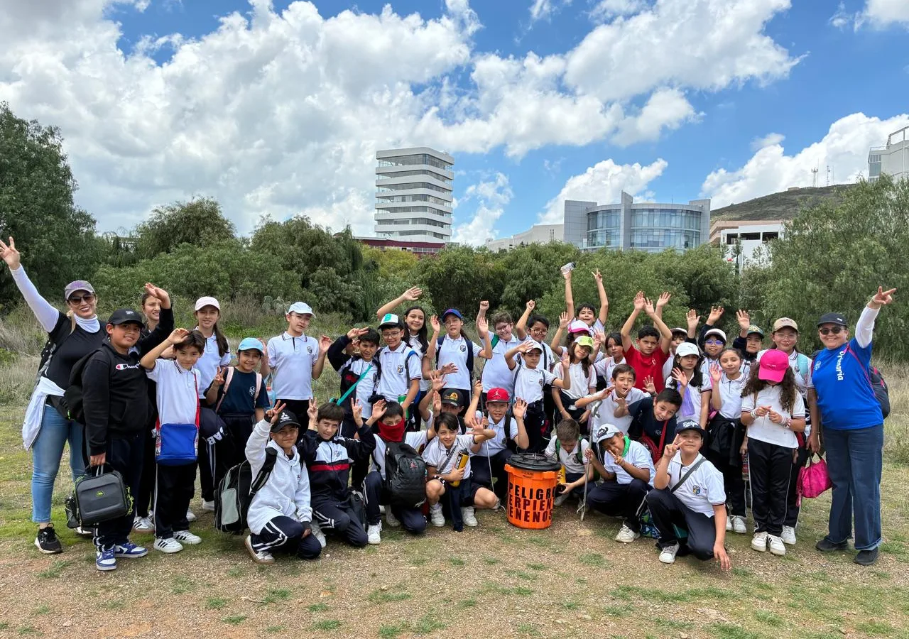 Estudiantes de primaria descubren la ciencia y ecología en Quantum Ciudad del Conocimiento