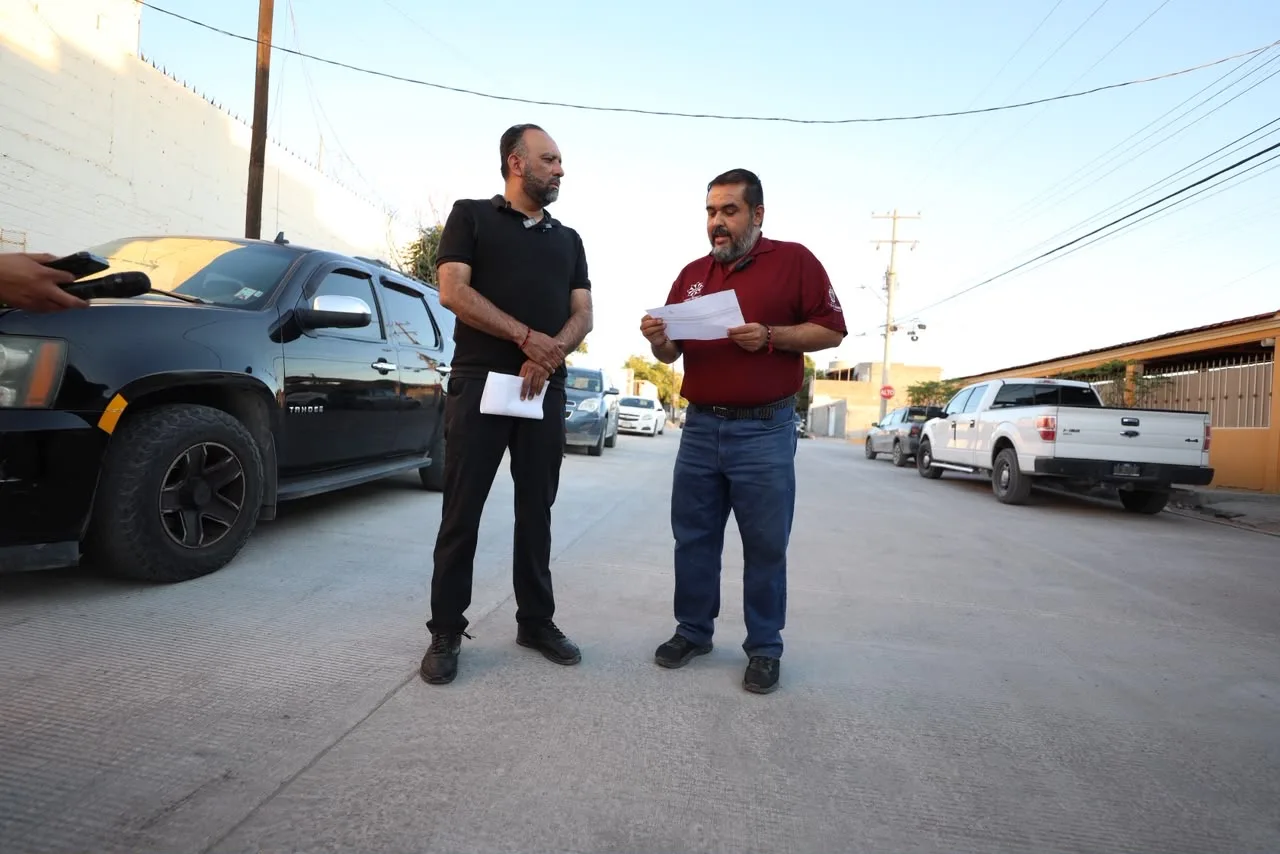 Finalizan pavimentación de calle Tamaulipas en colonia Chávez Vargas