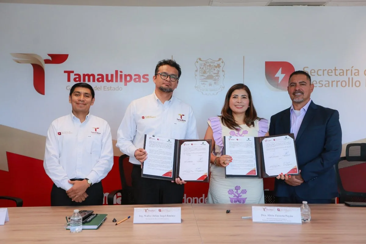 Firman convenio SEDENER y Eservices para regularizar sector gasolinero en Tamaulipas
