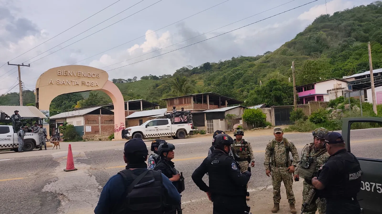 Fuerzas federales y estatales refuerzan seguridad en la Costa Grande de Guerrero