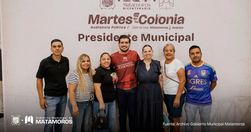 Gobierno de Matamoros ofrece más de 500 atenciones en jornada 'Martes en tu colonia'