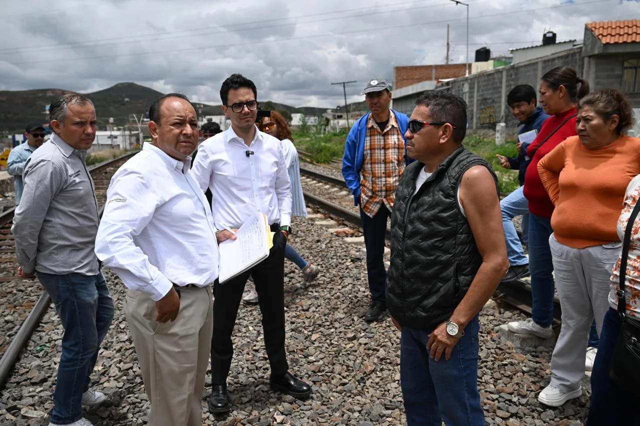 Gobierno de Zacatecas y Ferromex evalúan cruces ferroviarios en cuatro colonias