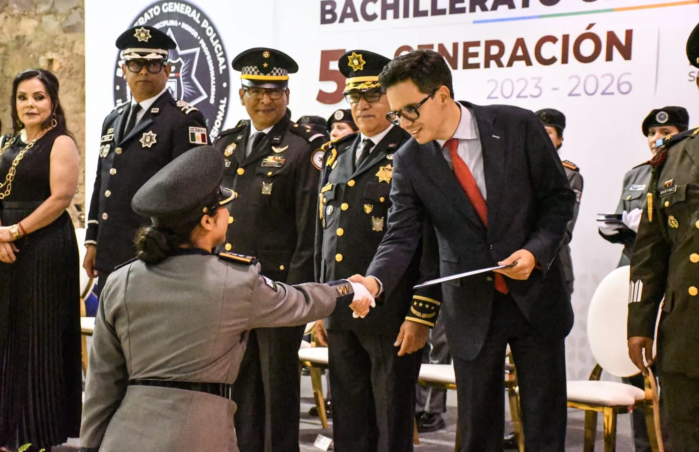 Graduación de 94 jóvenes del Bachillerato Policial en Zacatecas fortalece formación y seguridad