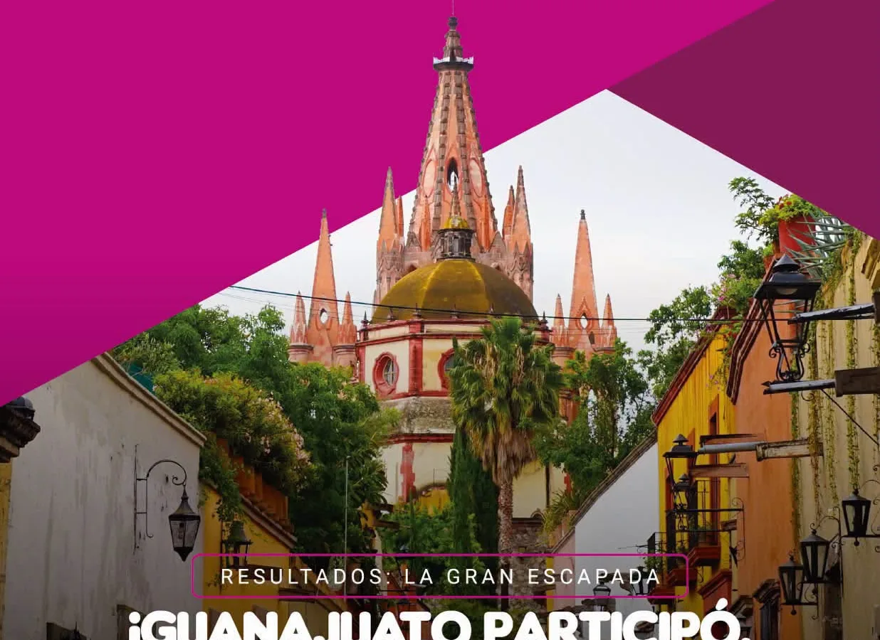 Guanajuato reporta derrama de 3,135 mdp durante La Gran Escapada turística