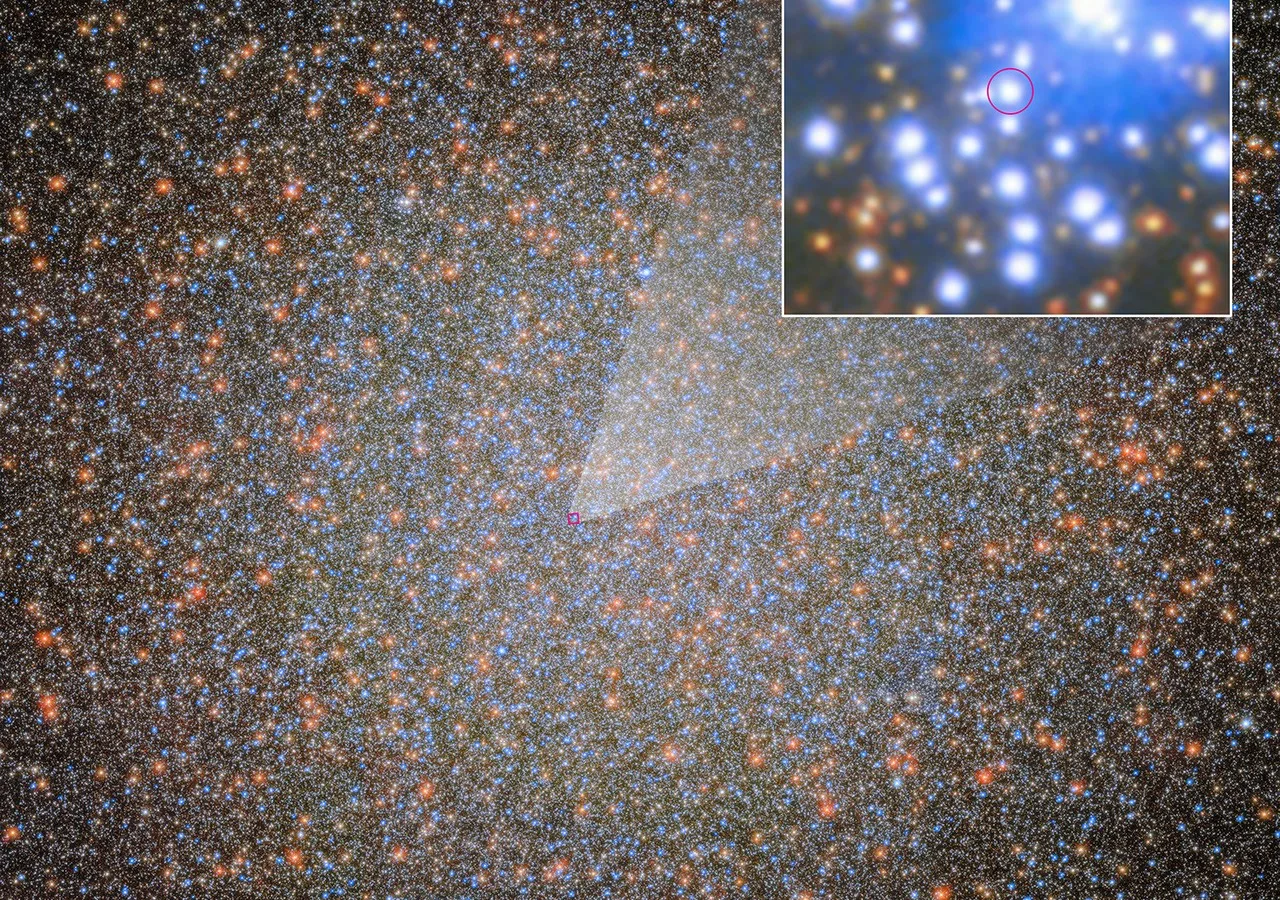 Hallan primer agujero negro estelar en cúmulo Omega Centauri con datos del Hubble y Webb