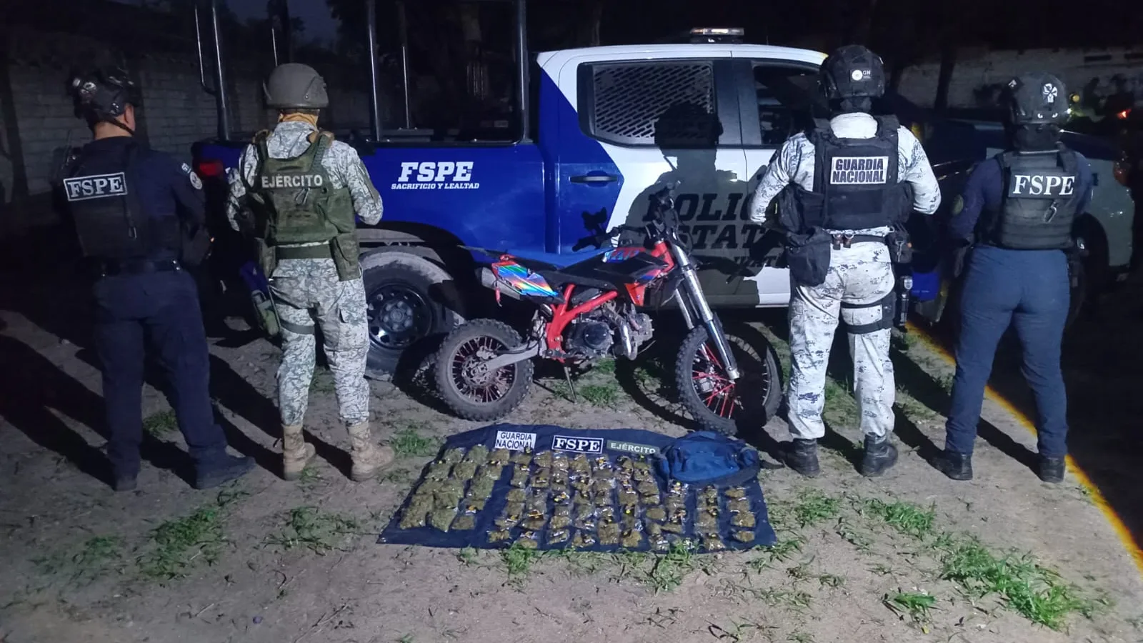 Incautan mil 227 dosis de marihuana en Irapuato; operativo estatal suma 3.5 millones de dosis