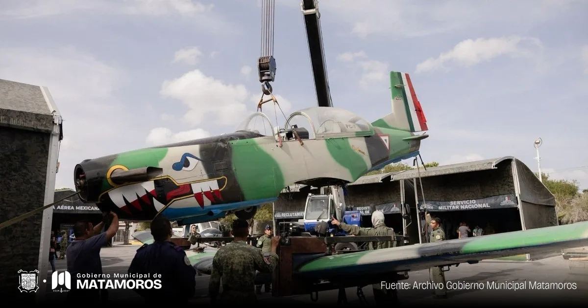 Matamoros alista exposición militar gratuita 'La Gran Fuerza de México'