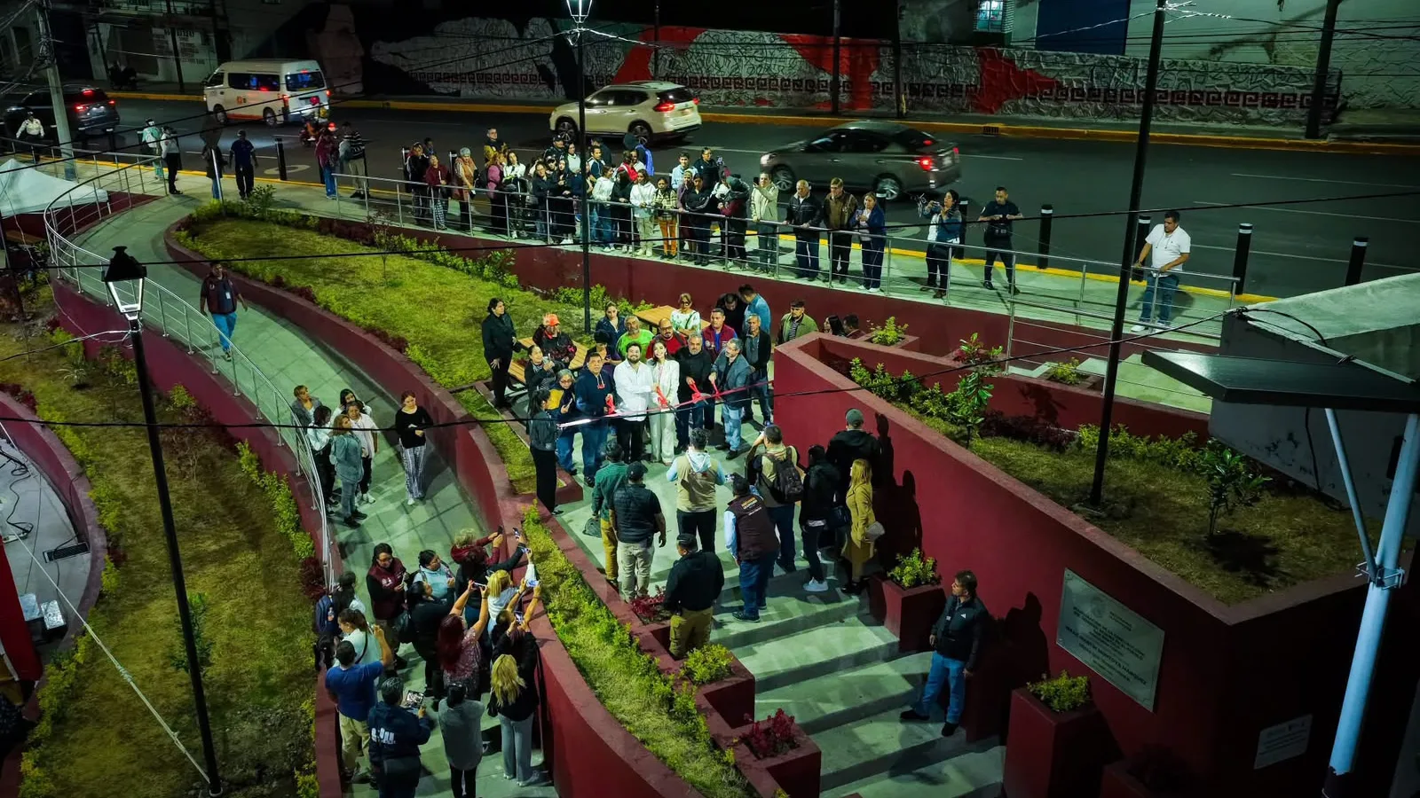Naucalpan estrena sendero peatonal para reforzar seguridad en el centro
