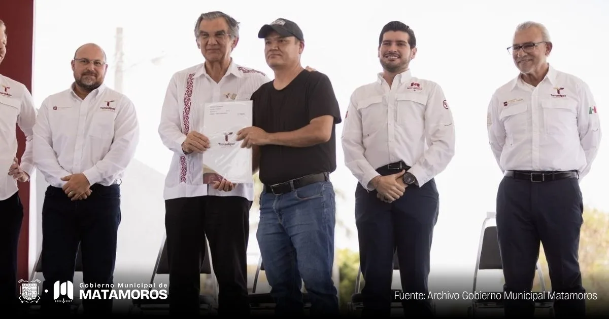 Pavimentación y escrituras: obras que transforman Matamoros tras cuatro décadas de espera