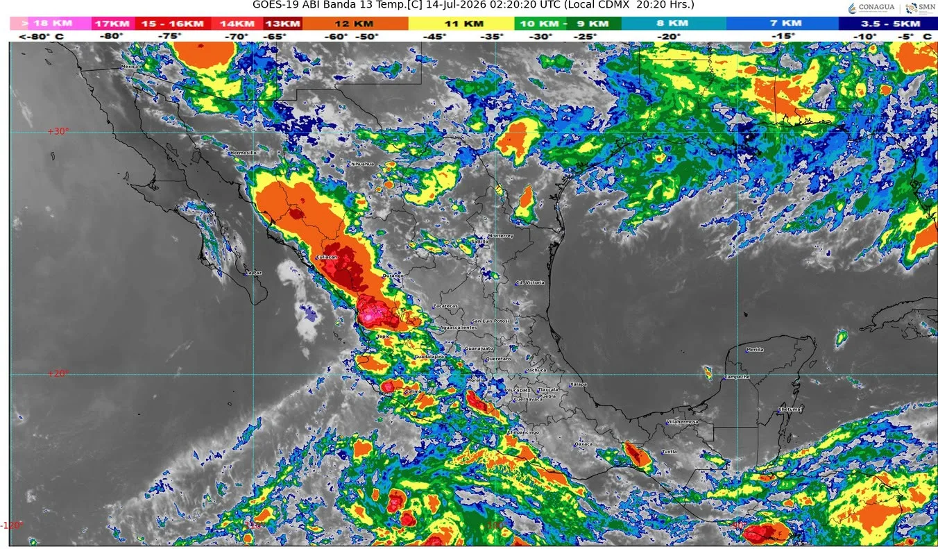 Prevén lluvias fuertes y posible ciclón en Guerrero durante los próximos cuatro días