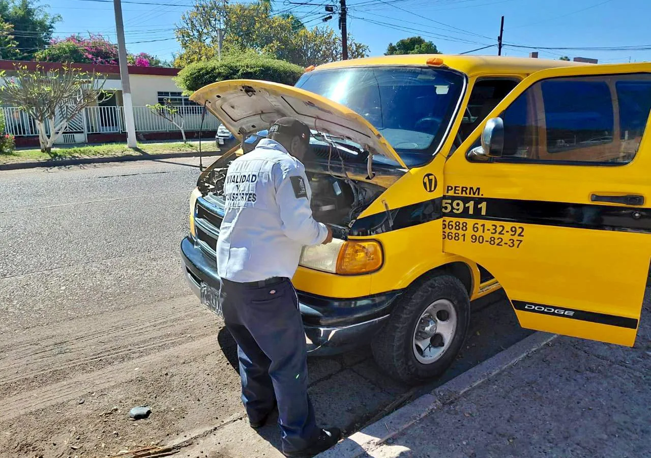 Prevén revisión exhaustiva de transporte escolar en Sinaloa antes del regreso a clases