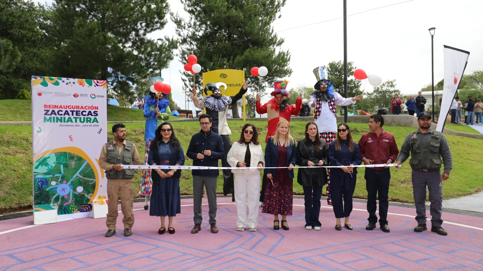 Reabre Mini Zacatecas con juegos inclusivos y videovigilancia en La Encantada