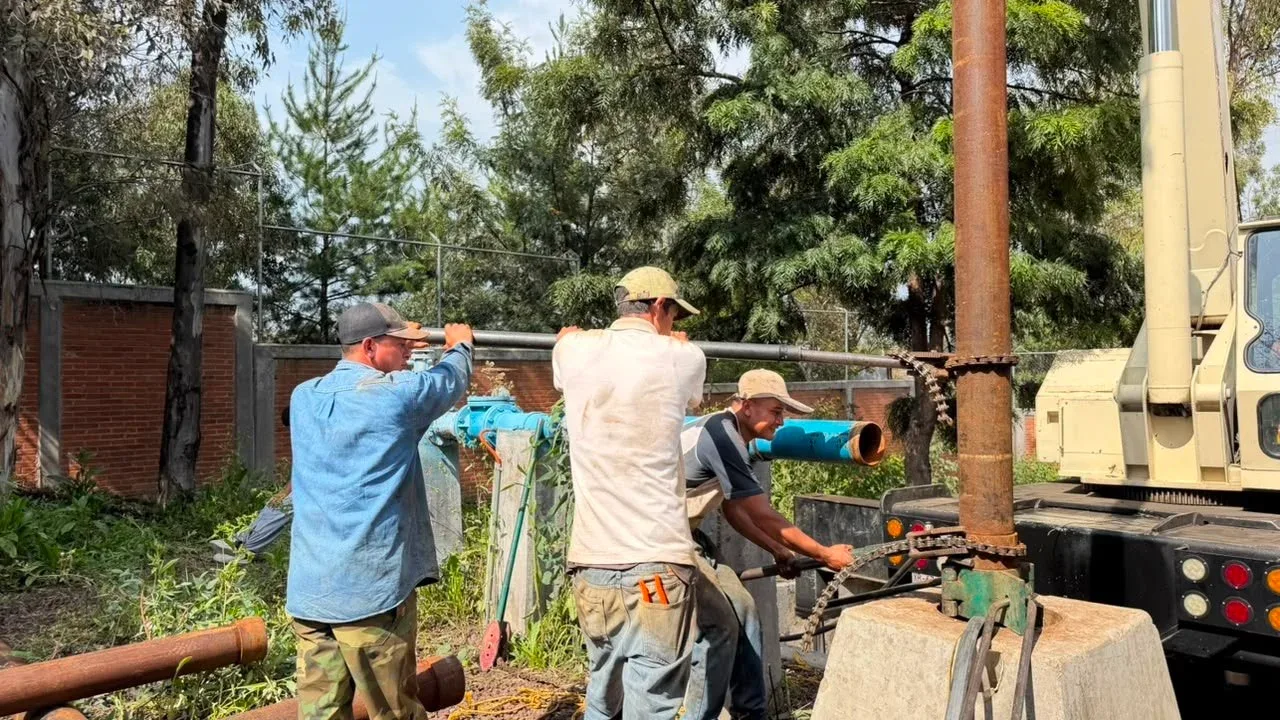Reactivación de pozo en Cuautitlán Izcalli devuelve agua a 7 mil 300 habitantes