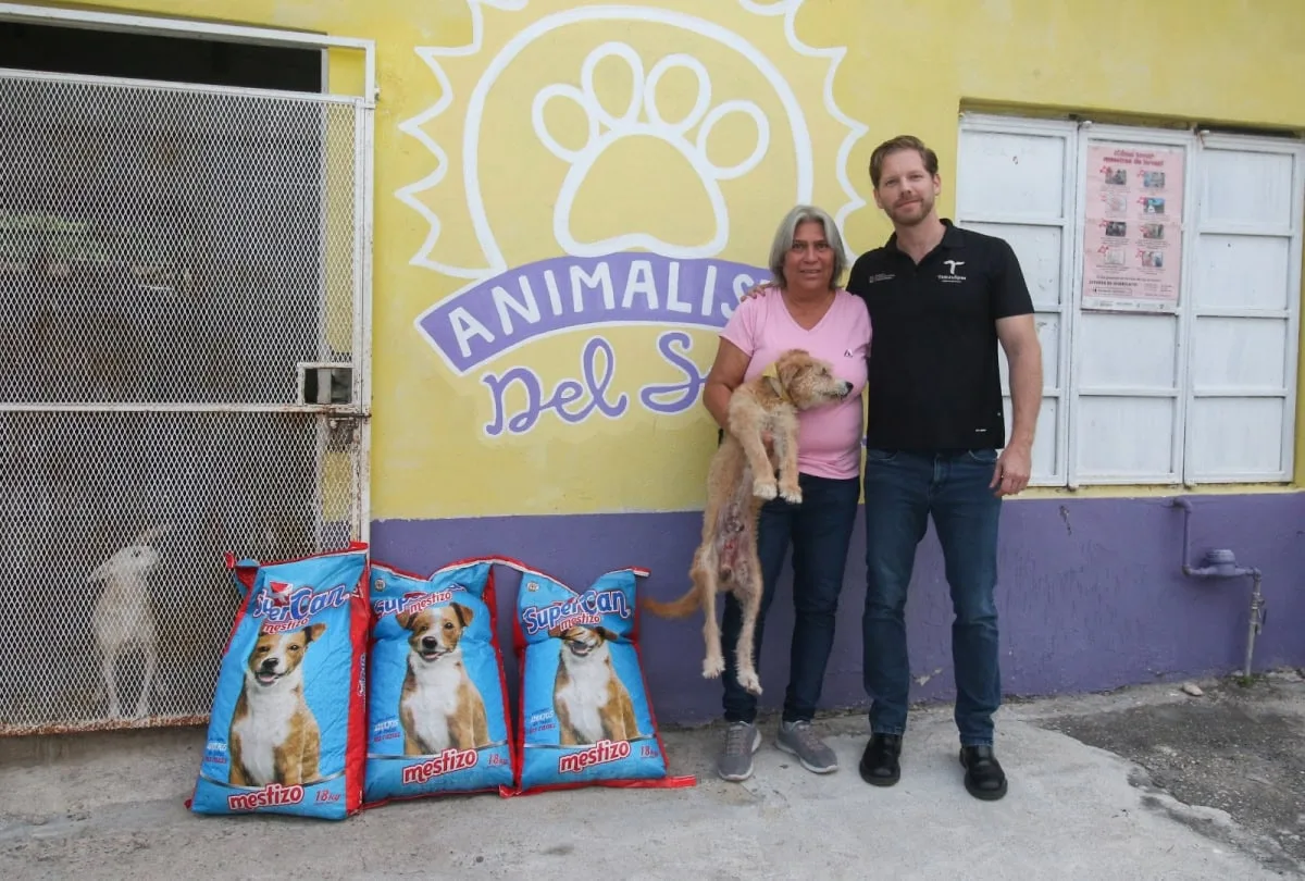 Reciclaje de electrónicos dona alimentos a refugios animales en Tamaulipas