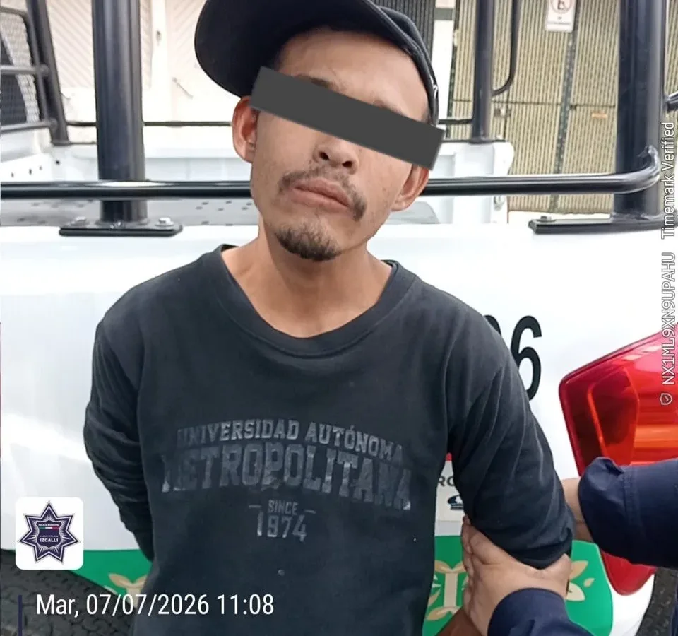 Reporte ciudadano lleva a detención por arma artesanal en Cuautitlán Izcalli