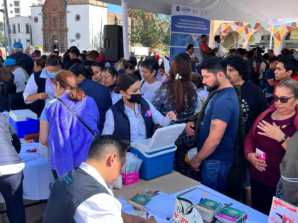 Secretaría de Salud de Guanajuato aplicó 91 mil 636 vacunas en Mundial Social