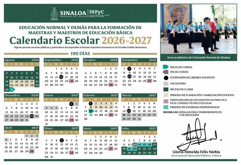 Sinaloa adelanta fin de ciclo escolar 2026-2027 para mitigar altas temperaturas