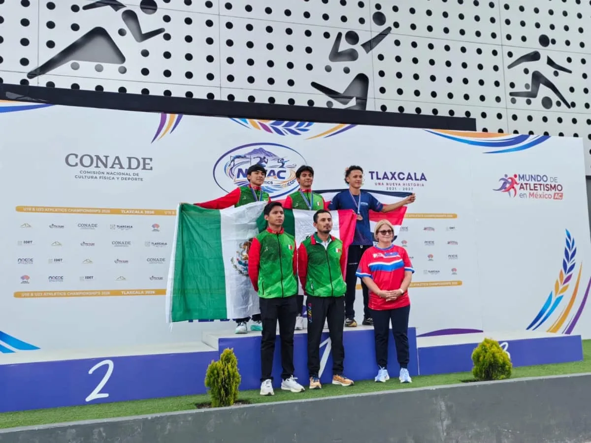 Tamaulipecos brillan en NACAC Sub-18: oro y plata para México en atletismo