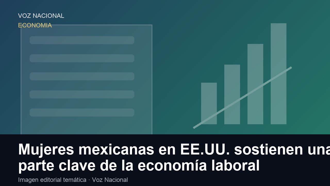 Mujeres mexicanas en EE.UU. sostienen una parte clave de la economía laboral